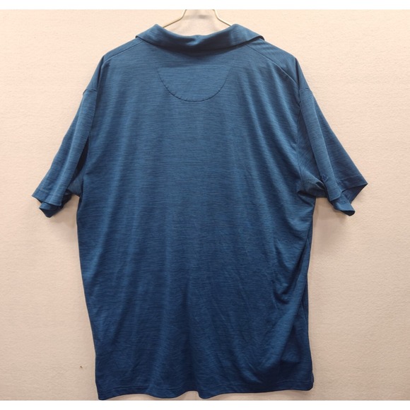 Callaway Opti-Dri Golf Polo Shirt Men's XL Blue Stripe‎ Short Sleeve Embroidered - Picture 7 of 8